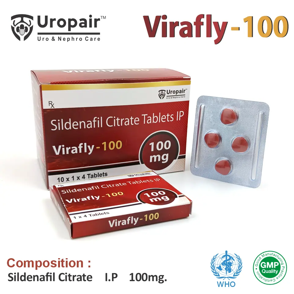 Sildenafil 100mg Tablet | Best Price for PCD Pharma Franchise in Erectile Dysfunction Care